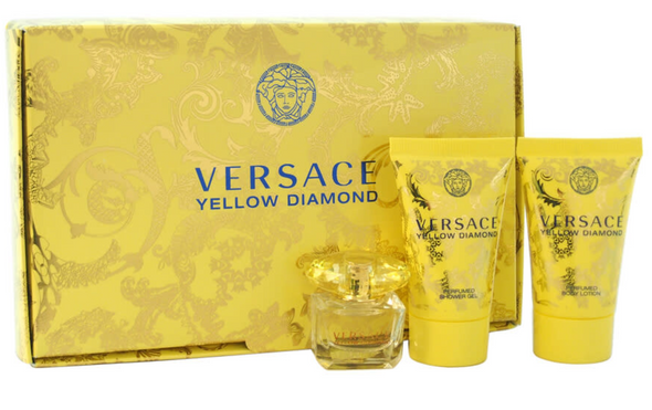 SET VERSACE 3PC YELLOW DIAMOND 0.17 EDT+0.8 SG+0.8 BL (W) SOFT BOX