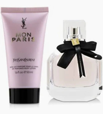 SET YSL YVES SAINT LAURENT 2PC MON PARIS 1.6 EDP+1.6 BL (W) SOFT BOX