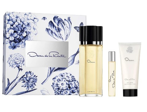 SET ODLR OSCAR DE LA RENTA 3PC OSCAR 3.4 EDT+0.5 EDT SPRAY+3.4 BL (W) HARD BOX