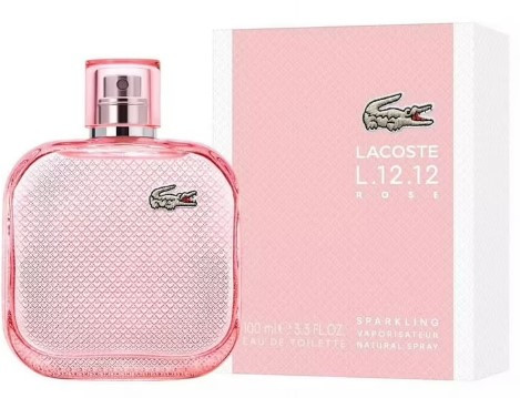 LACOSTE EAU DE LACOSTE L.12.12 ROSE SPARKLING 3.3 EDT (W)