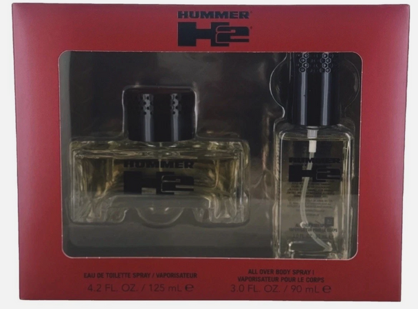 SET HUMMER 2PC HUMMER H2 4.2 EDT+3.0 BODY MIST (M) SOFT WINDOW BOX