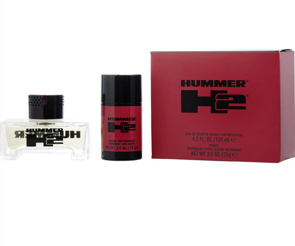 SET HUMMER 2PC HUMMER CHROME 4.2 EDT+3.0 BODY MIST (M) SOFT WINDOW BOX