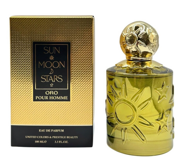 UC UNITED COLORS SUN MOON STARS ORO POUR HOMME 3.3 EDP (M)