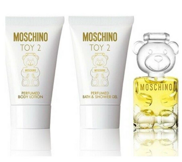 SET MOSCHINO 3PC TOY 2 0.17 EDP+0.8 SG+0.8 BL (W) SOFT BOX
