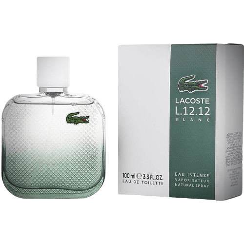 LACOSTE EAU DE LACOSTE L.12.12 BLANC EAU INTENSE 3.3 EDT (M) ~