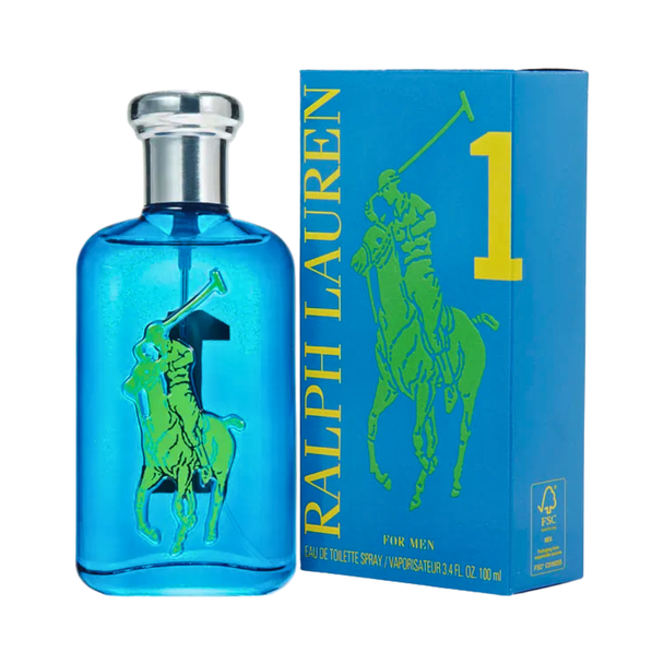 RL RALPH LAUREN BIG PONY #1 BLUE 3.4 EDT (M)