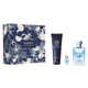 SET VERSACE 3PC POUR HOMME 3.4 EDT+5.0 SG+0.17 EDT MINI (M) HARD BOX