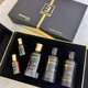 SET BHARARA 5PC ONYX 3.4 EDP+0.34 EDP SPRAY+6.7 BL+6.7 SG+CHOCOLATE 0.34 EDP SPRAY (M) HARD BOX