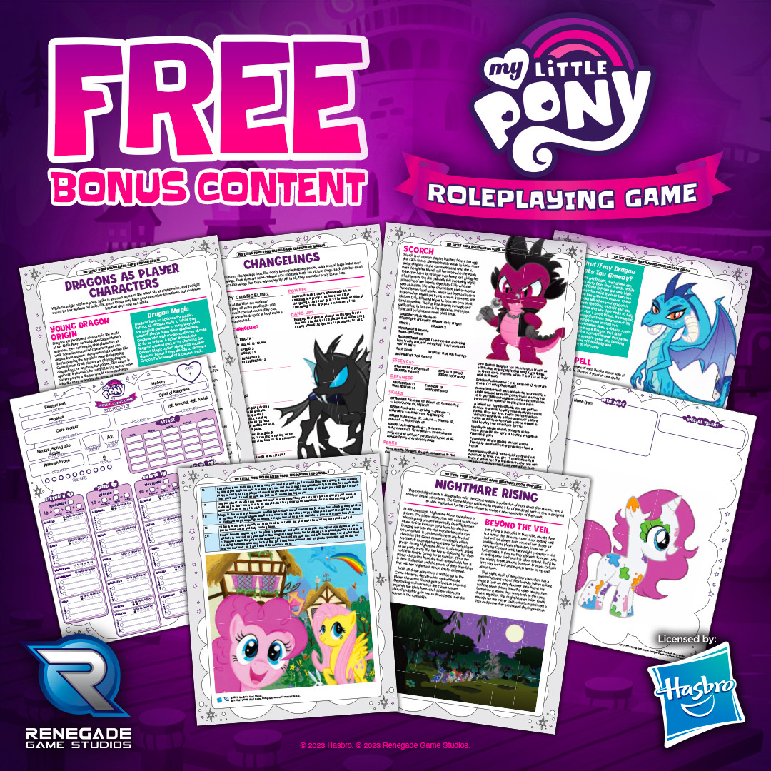 PDF My Little Pony Roleplaying Game Free Bonus Material