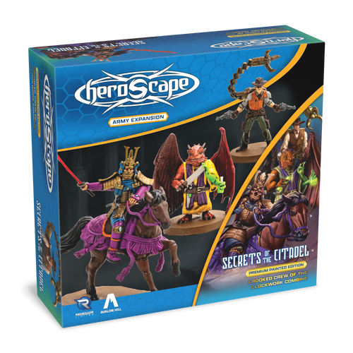 Heroscape: Crooked Crew of the Clockwork Combine Army Expansion Painted 3D