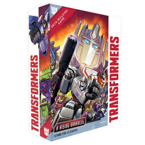 Transformers Deck-Building Game: A Rising Darkness 3D Box