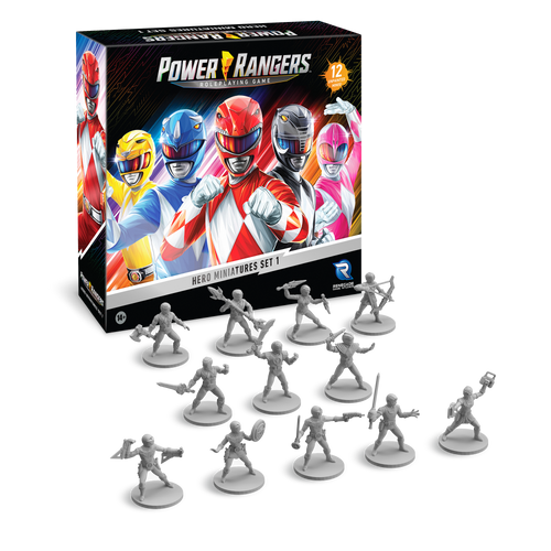Power Rangers Roleplaying Game Hero Miniatures Set 1 3D