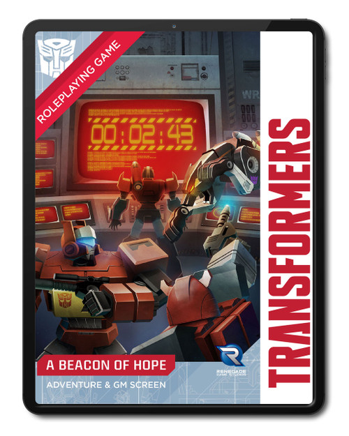 Transformers Roleplaying Game A Beacon of Hope Adventure Tablet