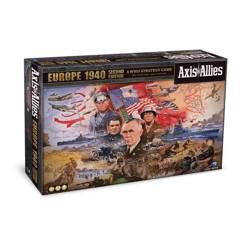 Axis & Allies: 1940 Europe Second Edition 3D Box