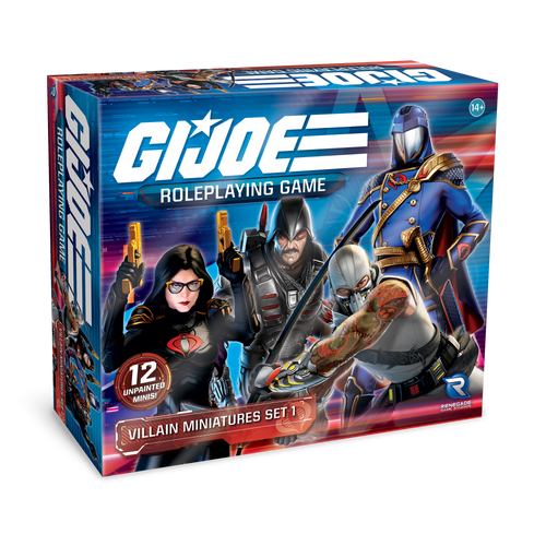 G.I. JOE Roleplaying Game Villain Miniatures Set 1 3D