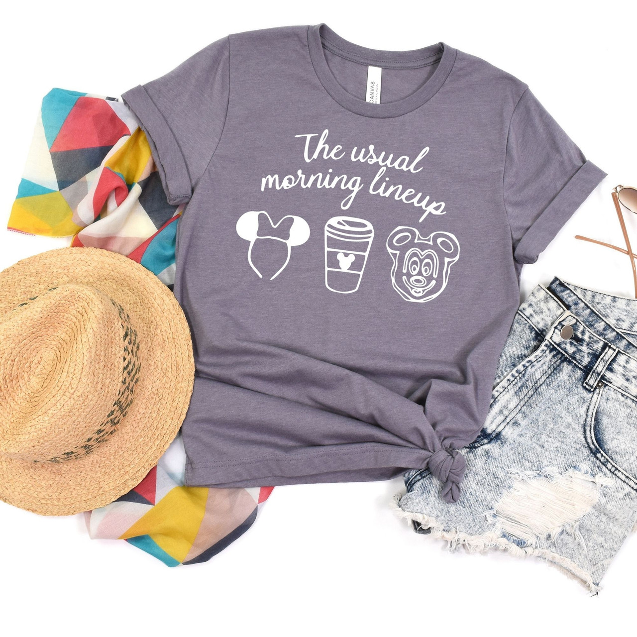 The Usual Morning Lineup Tee White Ink Simply Tees the-usual-morning-lineup-tee-white-ink-simply-tees