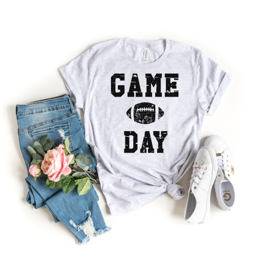 Football Game Day Tee Black Ink