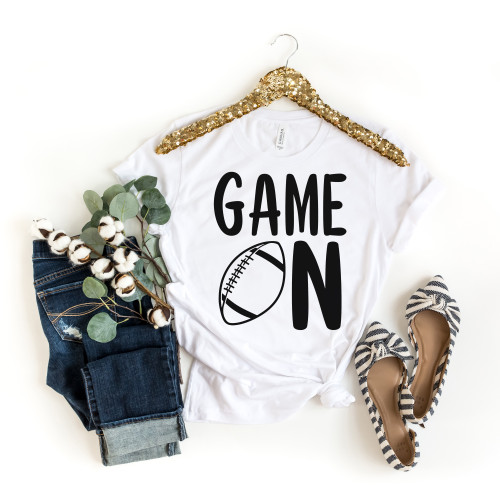 Game On Tee Black Ink