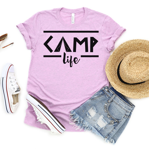 Camp Life Tee Black Ink