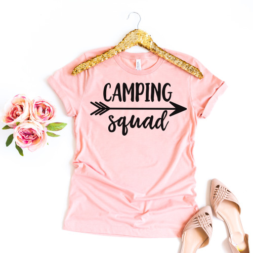 Camping Squad Tee Black Ink