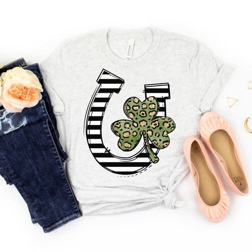 Horseshoe and Clover Tee