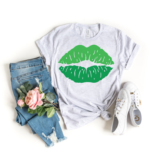 Green Lips Tee