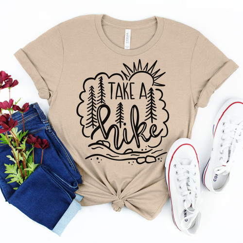 Take A Hike Tee Black Ink