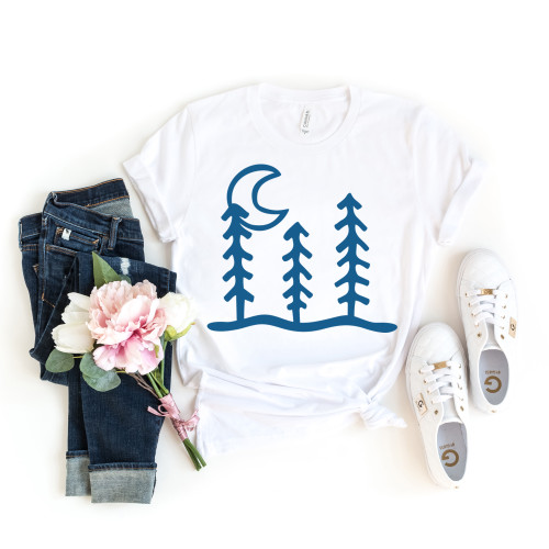 Blue Trees Tee