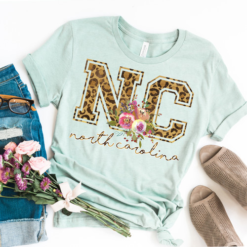 Leopard North Carolina Tee