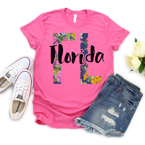 Floral Florida Tee