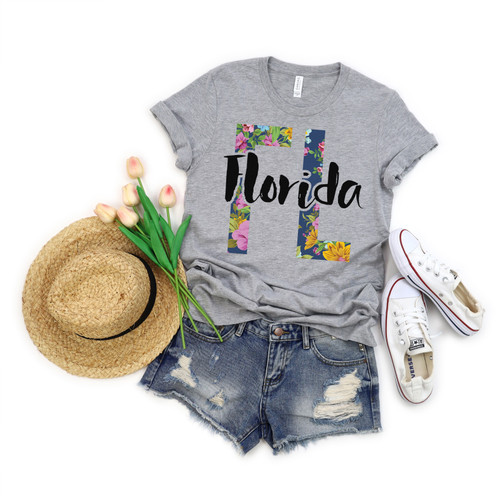 Floral Florida Tee