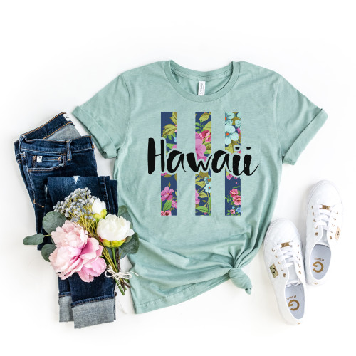 Floral Hawaii Tee