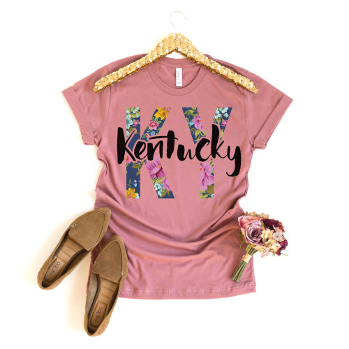 Floral Kentucky Tee