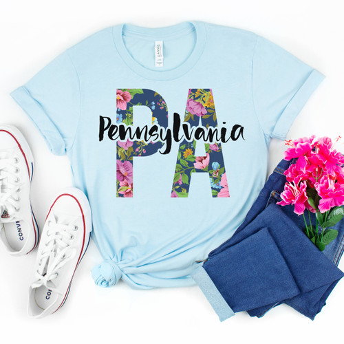 Floral Pennsylvania Tee