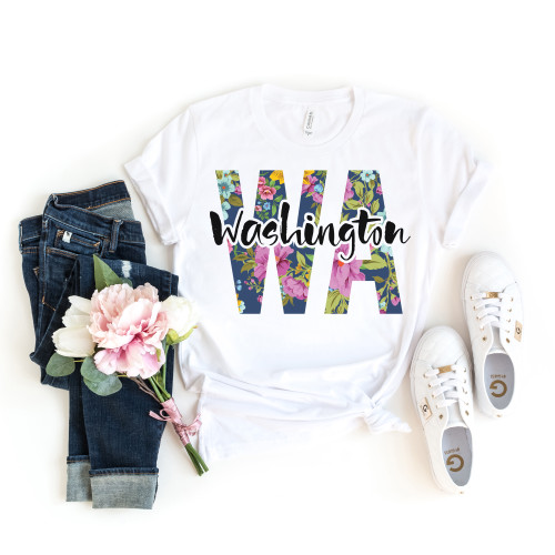 Floral Washington Tee