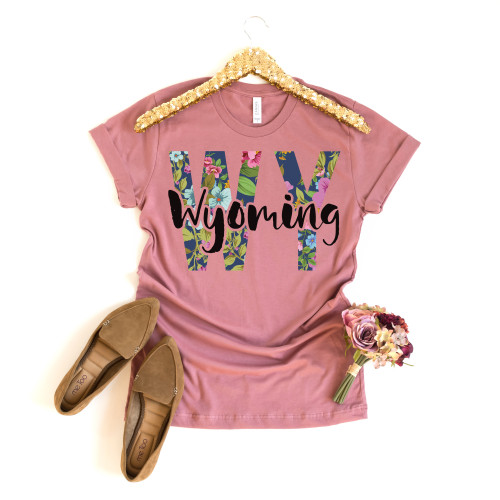 Floral Wyoming Tee