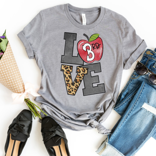 Love 3rd Grade Tee