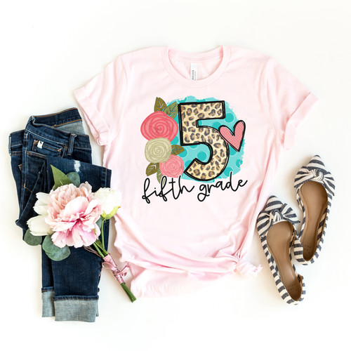 Leopard 5th Grade Tee Leopard 5th Grade Tee