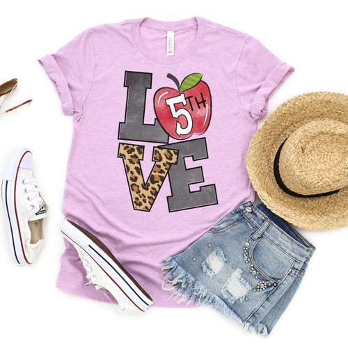Love 5th Grade Tee Love 5th Grade Tee