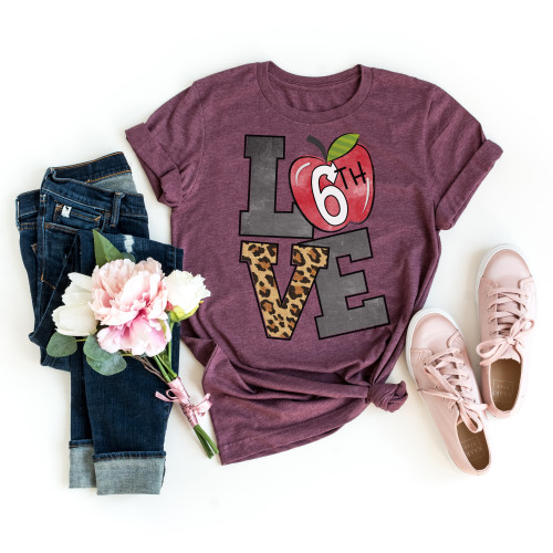 Love 6th Grade Tee