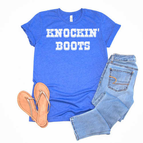 Knockin' Boots Tee White Ink