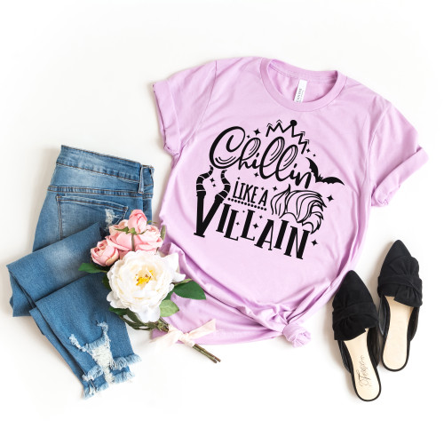 Chillin' Like A Villain Tee Black Ink