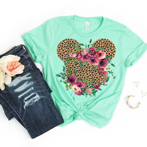 Leopard Mickey Tee