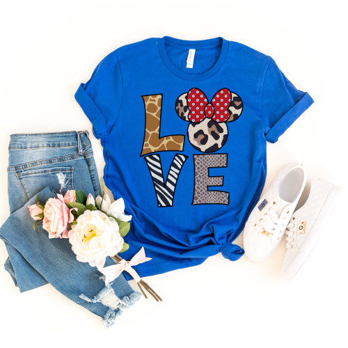 Animal Print Love Tee