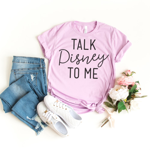 Talk Disney To Me Tee Black Ink