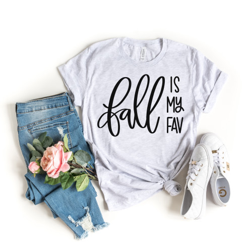 Fall Is My Fav Tee Black Ink