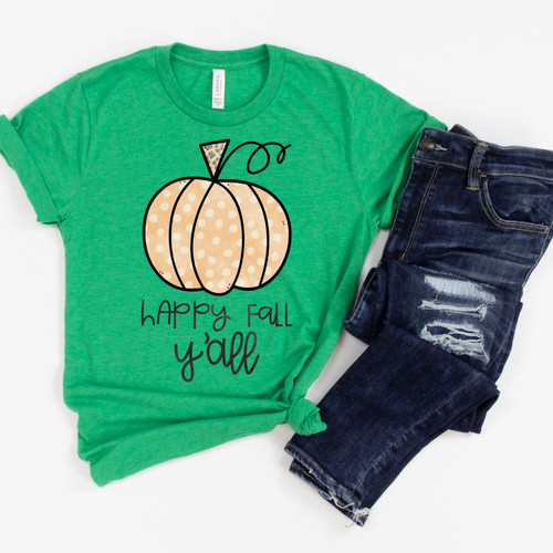 Happy Fall Y'all Pumpkin Tee