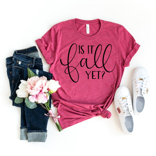 Is It Fall Yet Tee Black Ink Is It Fall Yet Tee Black Ink