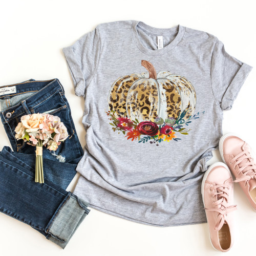 Leopard Pumpkin Tee
