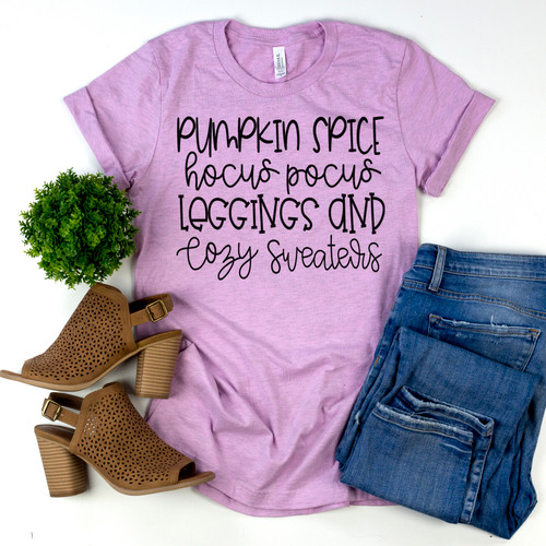 Pumpkin Spice Hocus Pocus Tee Black Ink